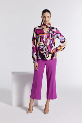 Eleganckie spodnie w kolorze fuksji